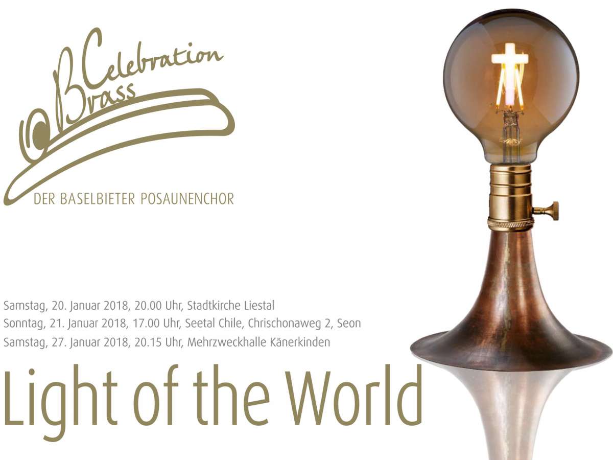 Jahreskonzerte 2018 unter dem Motto "Light of the world"